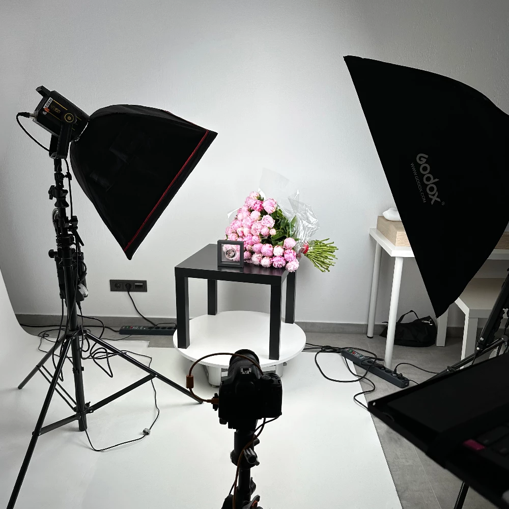 produkto fotografija geles studijoje Vizualo Meistrai